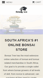 Mobile Screenshot of bonsaitree.co.za